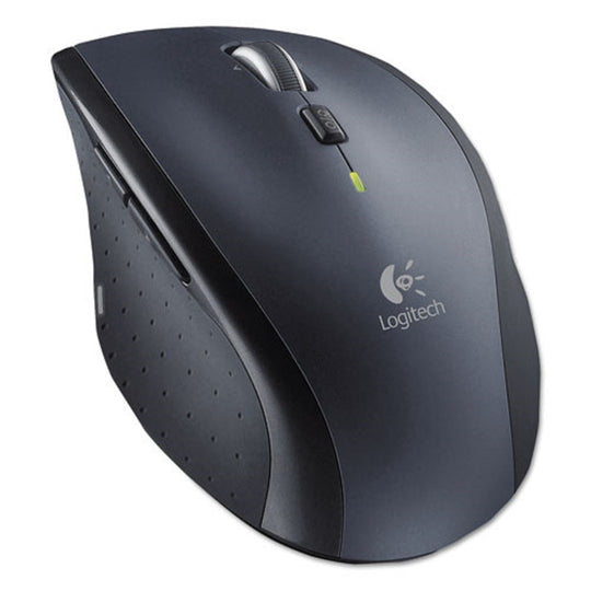 LOGITECH M705 MARATHON WIRELESS LASER MOUSE - 2.4 GHz FREQUENCY/30 FT. WIRELESS RANGE - RIGHT HAND USE - BLACK