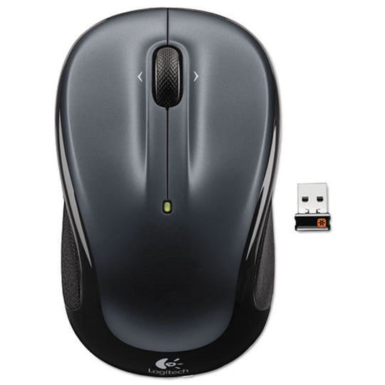 LOGITECH M325 WIRELESS MOUSE - 2.4 GHz FREQUENCY/30 FT WIRELESS RANGE - BLACK