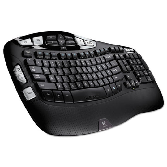 LOGITECH K350 WIRELESS KEYBOARD - BLACK