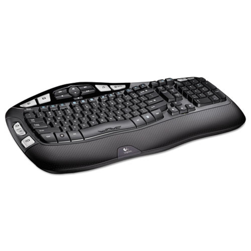 LOGITECH K350 WIRELESS KEYBOARD - BLACK