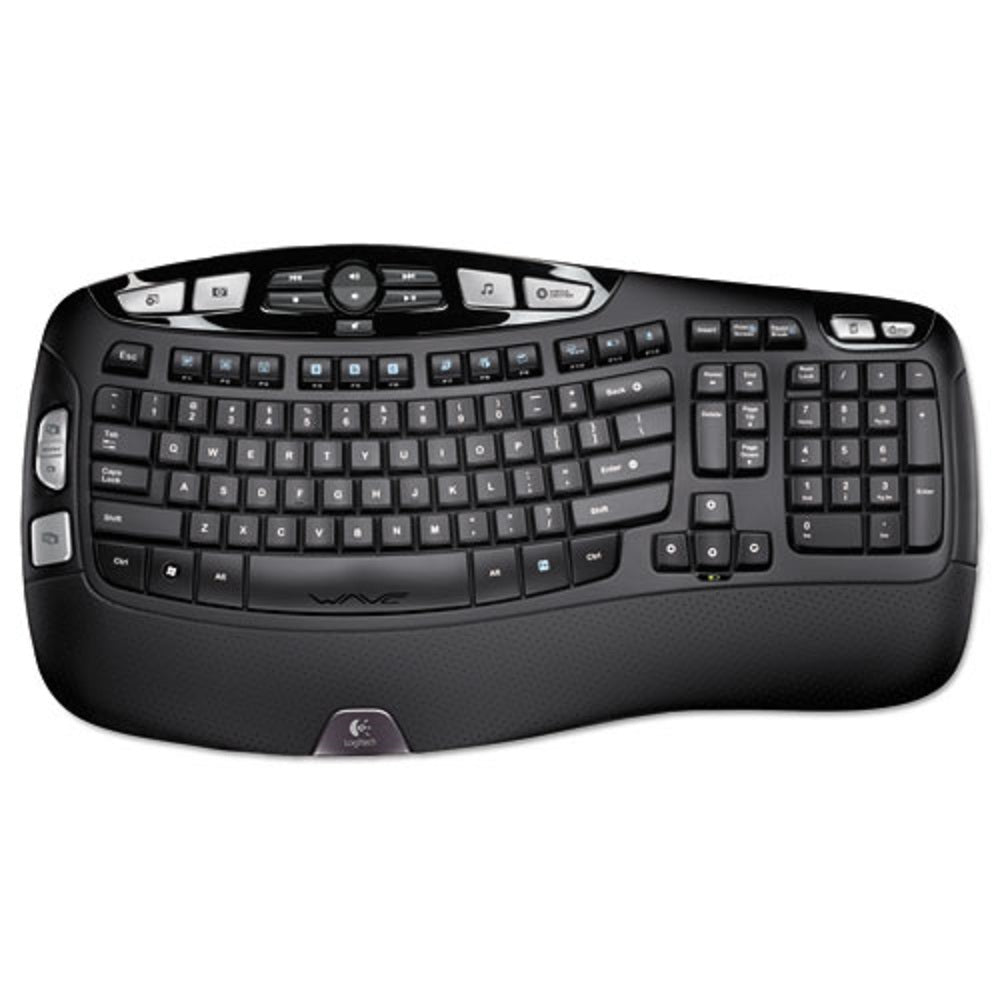 LOGITECH K350 WIRELESS KEYBOARD - BLACK