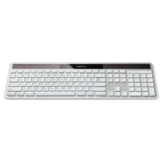 LOGITECH WIRELESS SOLAR KEYBOARD FOR MAC - FULL SIZE - SILVER