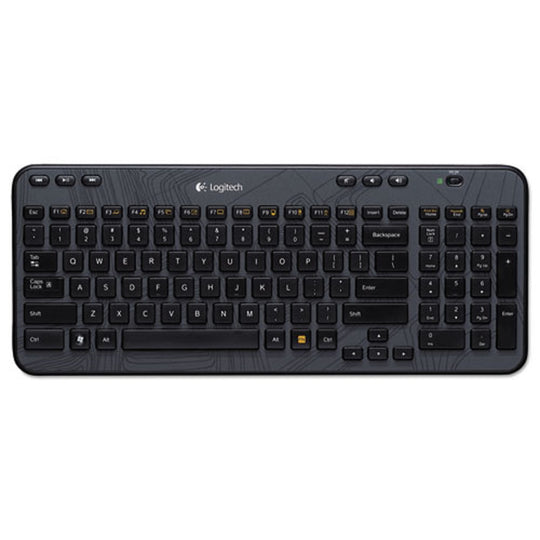 LOGITECH K360 WIRELESS KEYBOARD FOR WINDOWS - BLACK