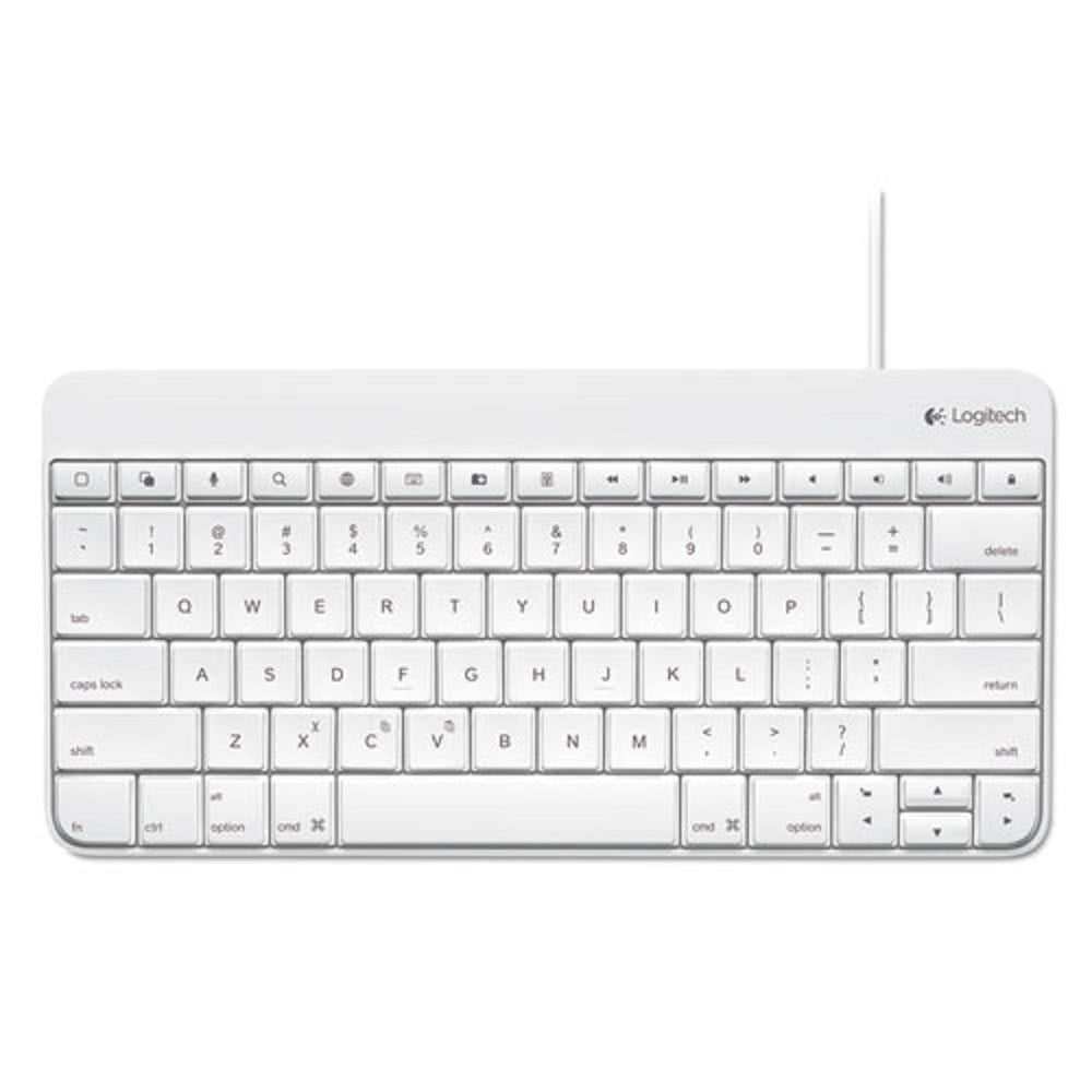 LOGITECH WIRED KEYBOARD FOR iPAD - APPLE LIGHTING - WHITE