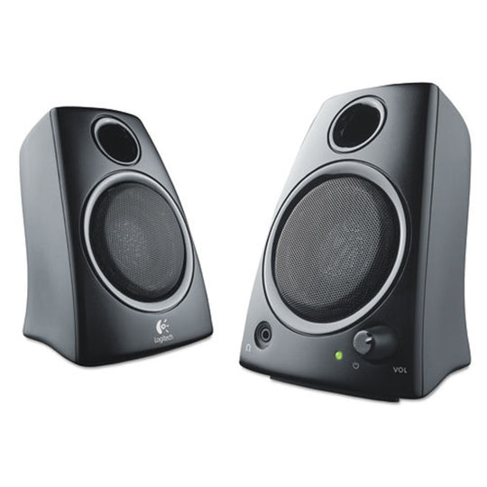 LOGITECH Z130 COMPACT 2.0 STEREO SPEAKERS - 3.5mm JACK - BLACK