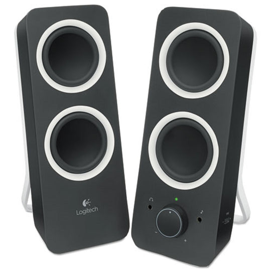 LOGITECH Z200  MULTIMEDIA 2.0 STEREO SPEAKERS - BLACK