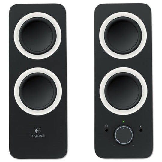 LOGITECH Z200  MULTIMEDIA 2.0 STEREO SPEAKERS - BLACK