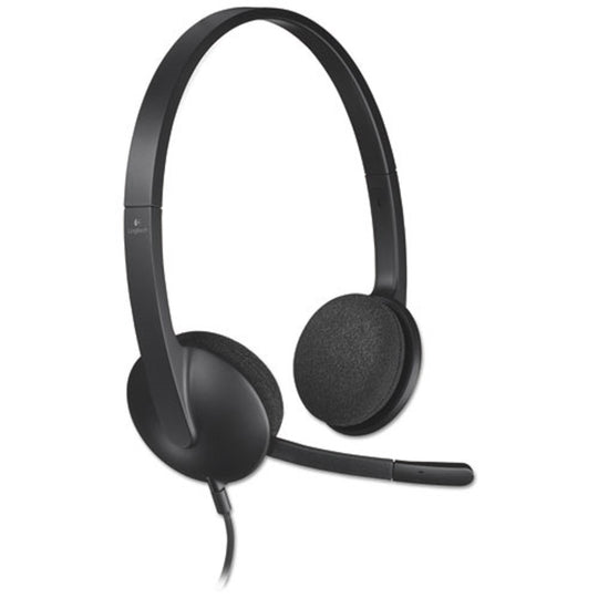 LOGITECH H340  CORDED HEADSET - USB - BLACK