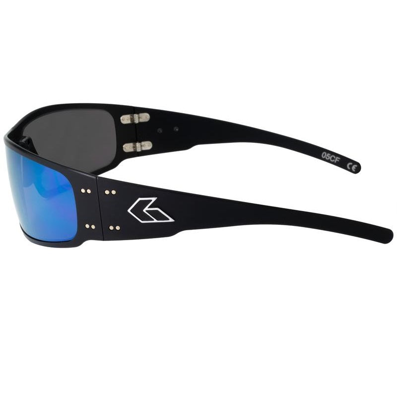 GATORZ MAGNUM POLARIZED - BLACK / SMOKED BLUE MIRROR POLARIZED