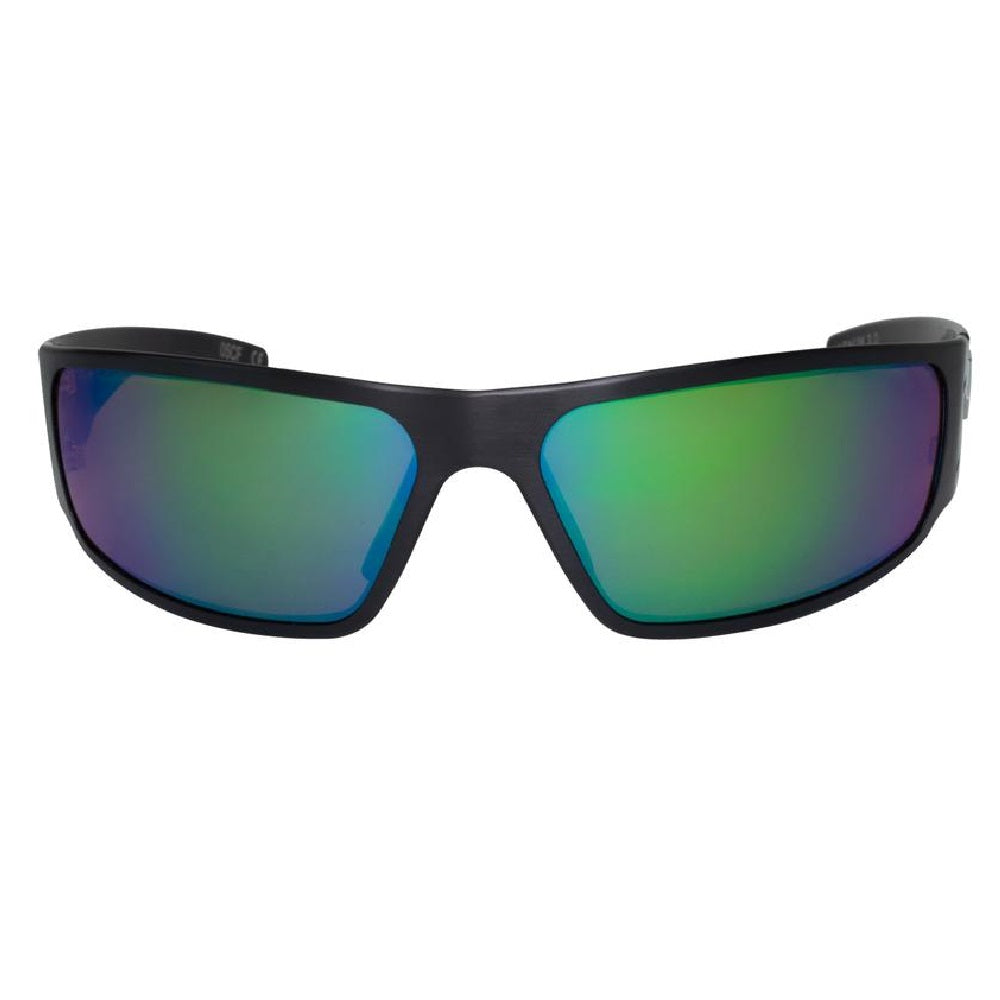 GATORZ MAGNUM POLARIZED - BLACK / BROWN POLARIZED W/ GREEN MIRROR