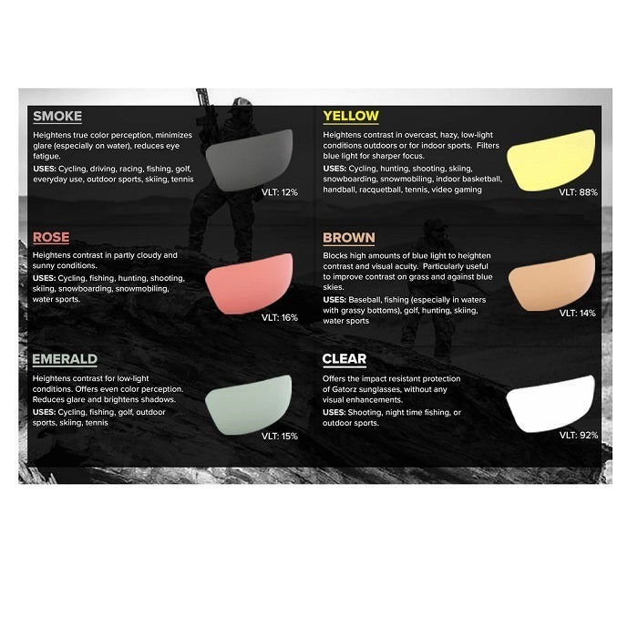 GATORZ BOXSTER BLACK / BROWN POLARIZED GREEN MIRROR LENS