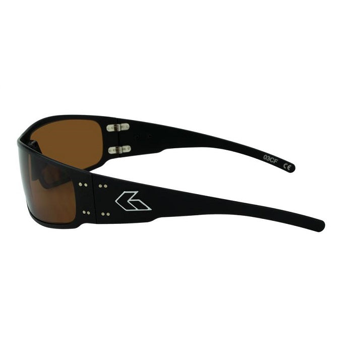 GATORZ MAGNUM POLARIZED - BLACK / BROWN POLARIZED