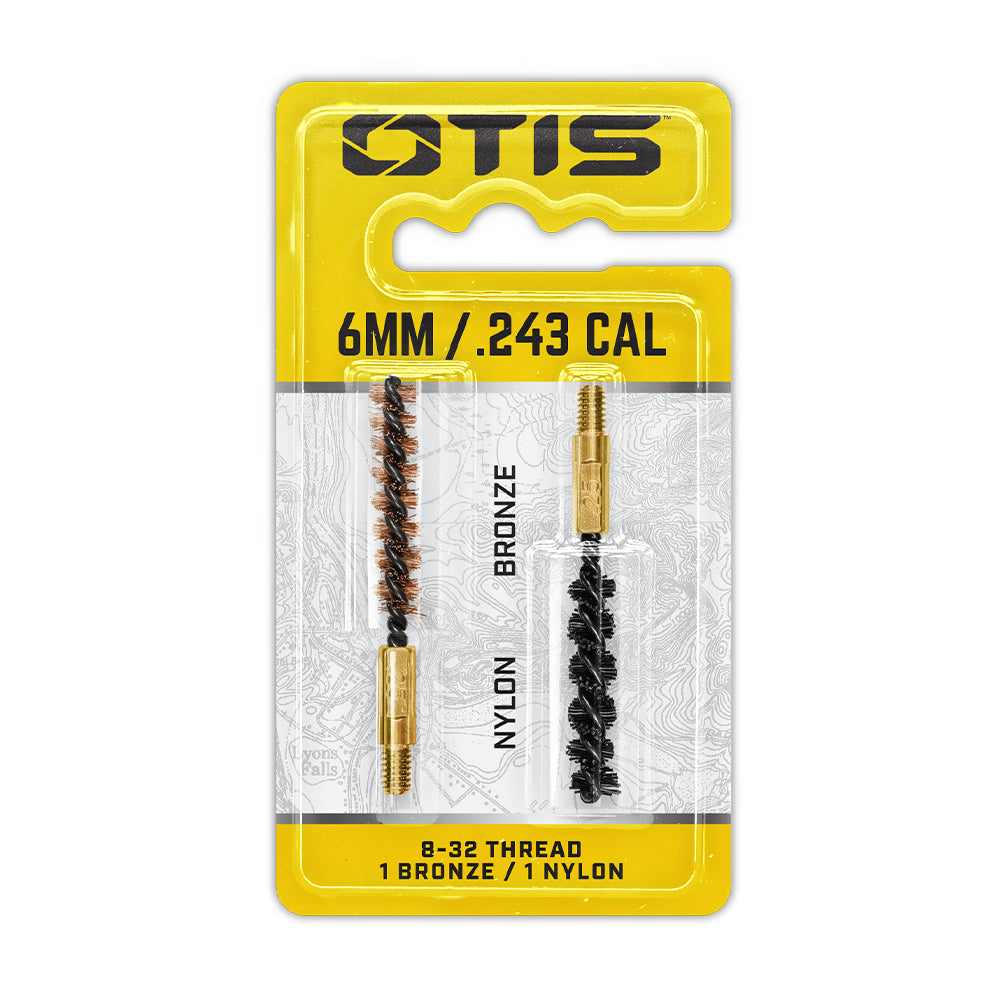 OTIS TECHNOLOGY DUAL BORE BRUSH 2 PACK (1 NYLON/1 BRONZE)