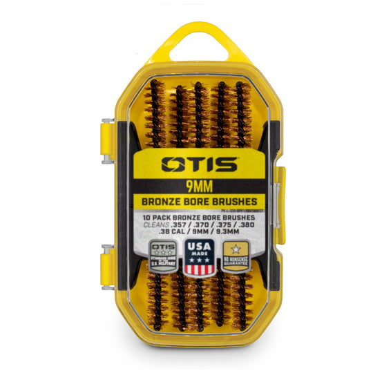 OTIS TECHNOLOGY .38 CAL/9MM BRONZE BORE BRUSHES 10 PACK