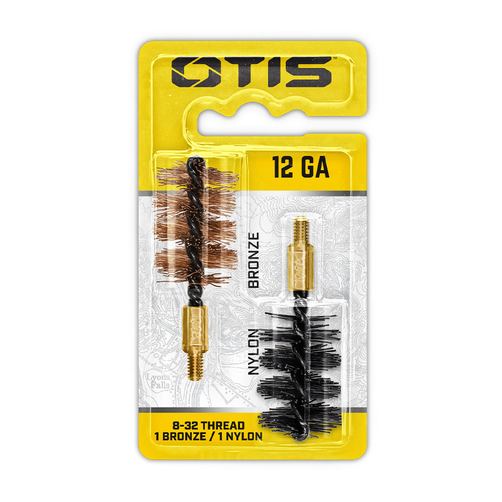 OTIS TECHNOLOGY 12 GA BORE BRUSH 2 PACK (1 NYLON/1 BRONZE)