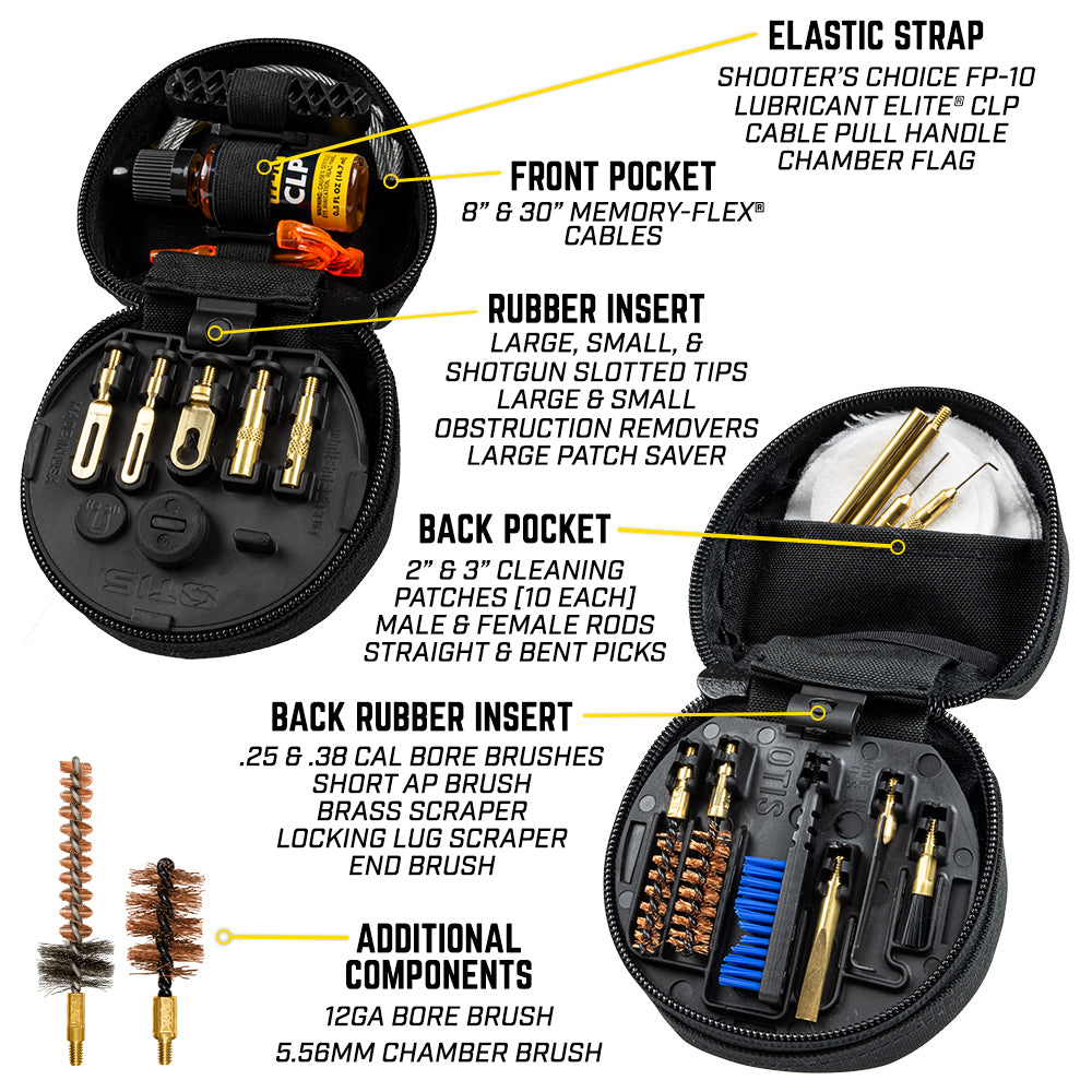 OTIS TECHNOLOGY 3-GUN COMPETITION CLEANING KIT