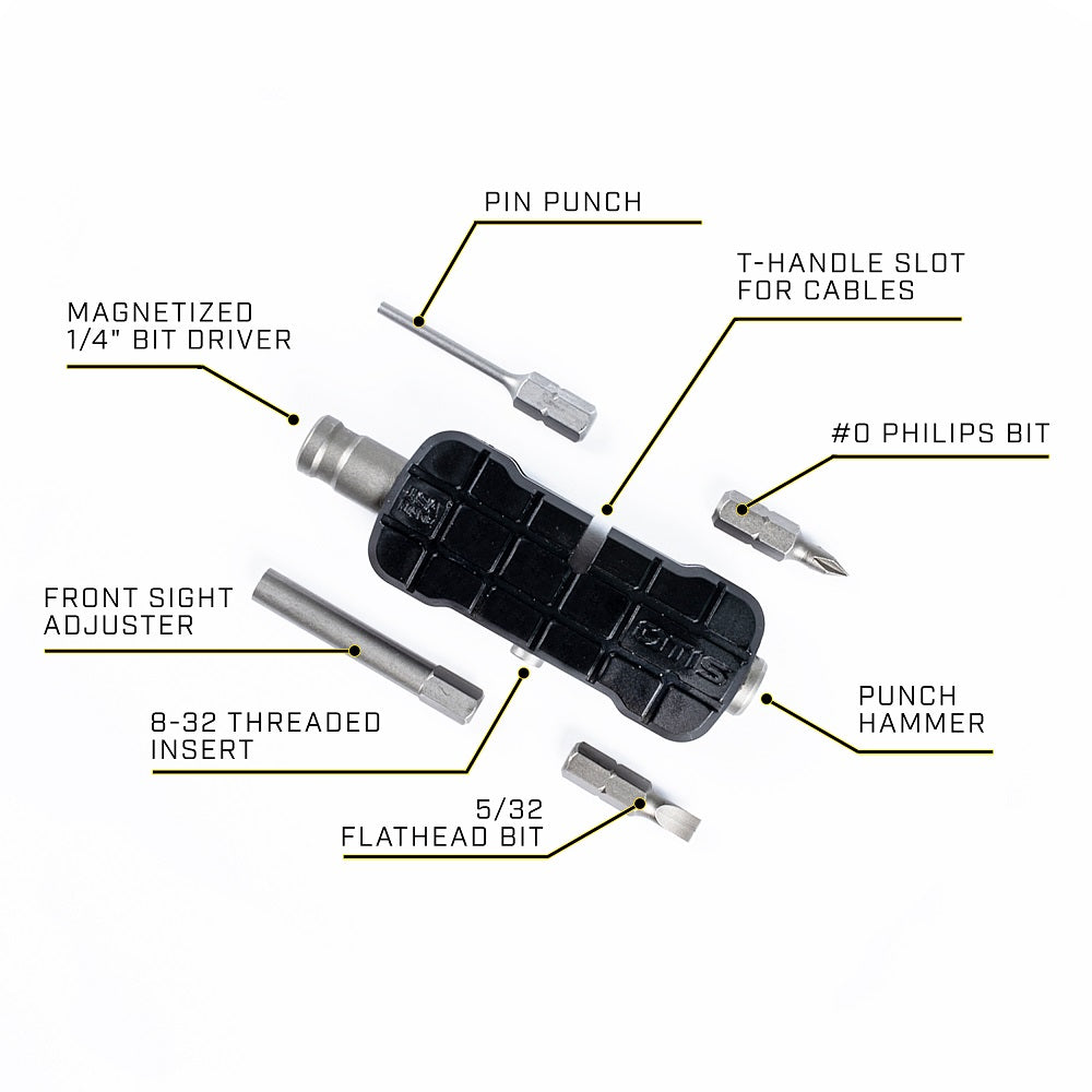 OTIS TECHNOLOGY, 8-IN-1 PISTOL T-TOOL - EA