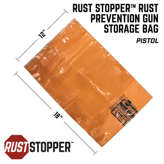 OTIS TECHNOLOGY RUST STOPPER™ RUST PREVENTION STORAGE BAG - PISTOL