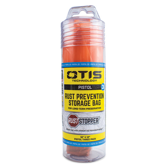 OTIS TECHNOLOGY RUST STOPPER™ RUST PREVENTION STORAGE BAG - PISTOL 3 PACK