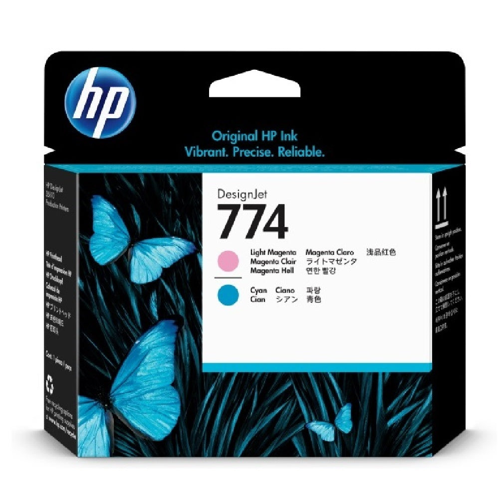 HP 774 LIGHT MAGENTA/CYAN DESIGNJET PRINTHEAD