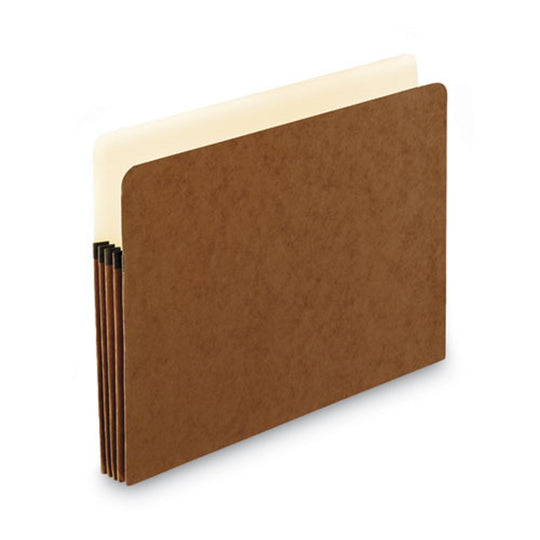 EXPANDING FILE POCKETS, LETTER SIZE - RED FIBER