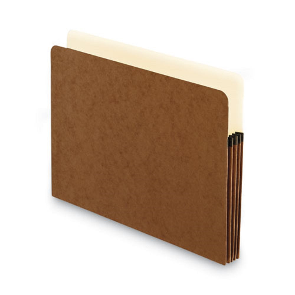 EXPANDING FILE POCKETS, LETTER SIZE - RED FIBER