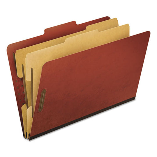 CLASSIFICATION FOLDERS, LEGAL SIZE - RED