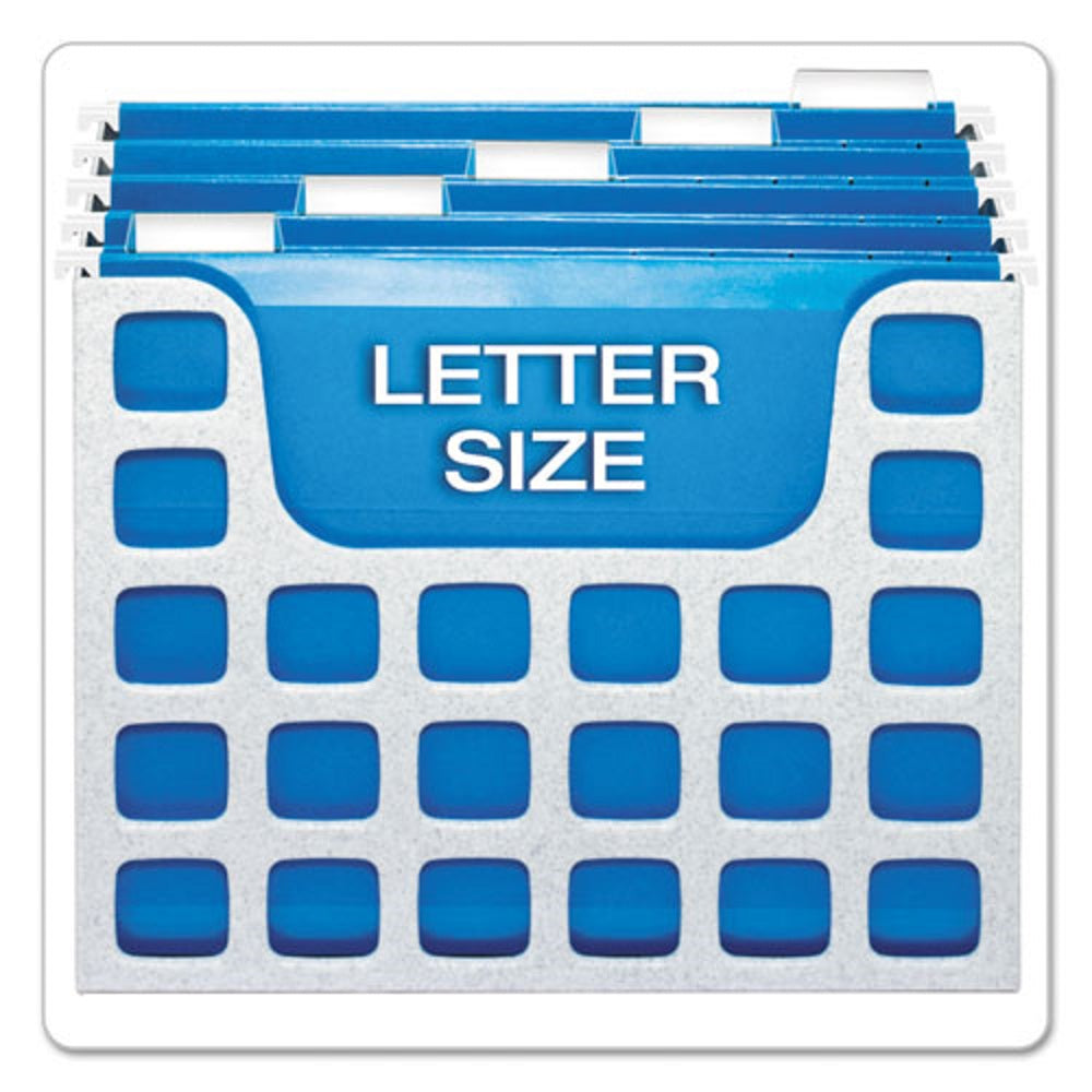 DESKTOP FILE W/HANGING FOLDERS, LETTER SIZE - GRANITE