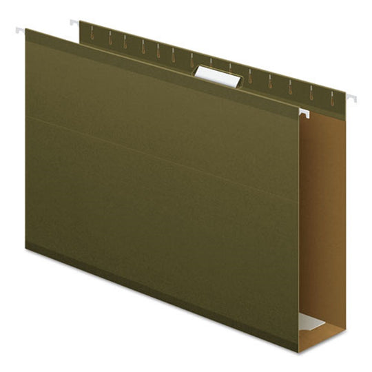 EXTRA CAPACITY REINFORCED HANGING FILE FOLDERS W/BOX BOTTOM, LEGAL SIZE