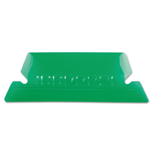 HANGING FOLDER PLASTIC TABS - GREEN