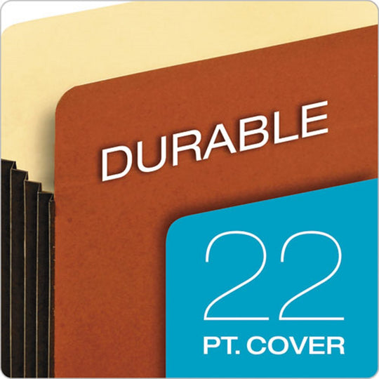 FILE POCKET W/TYVEK, LEGAL SIZE - REDROPE