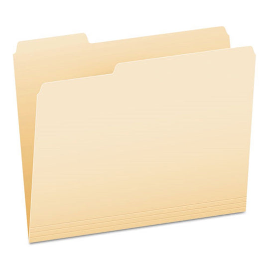 FILE FOLDER, 1/3 CUT TABS, LETTER SIZE - MANILA