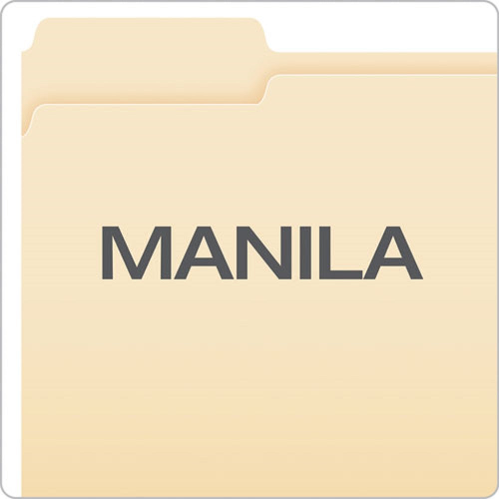 FILE FOLDER, 1/3 CUT TABS, LETTER SIZE - MANILA