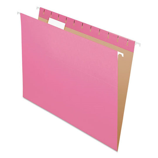 HANGING FOLDER 1/5 TAB, LETTER SIZE - PINK