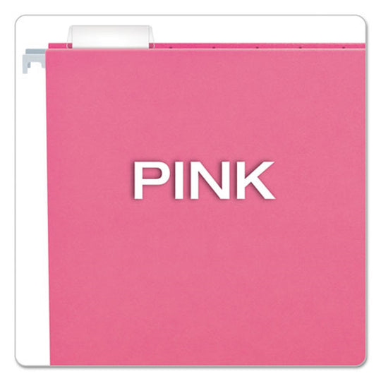 HANGING FOLDER 1/5 TAB, LETTER SIZE - PINK