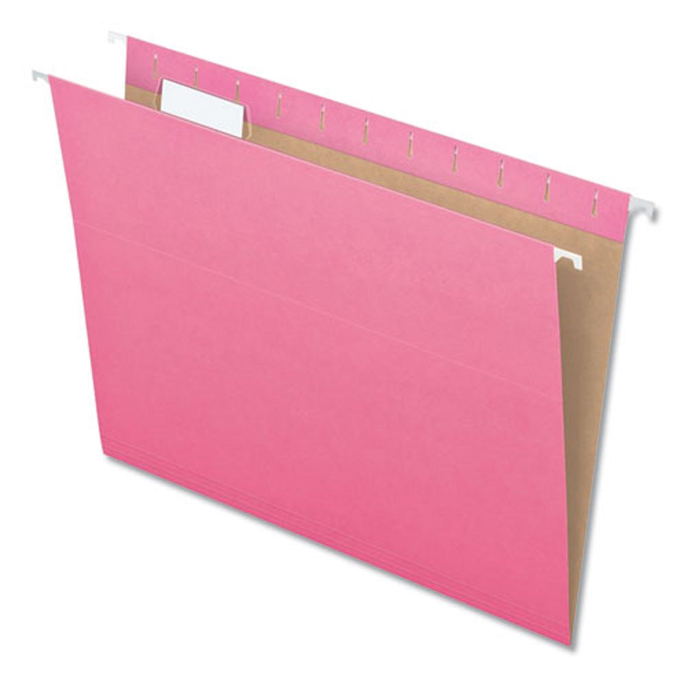 HANGING FOLDER 1/5 TAB, LETTER SIZE - PINK