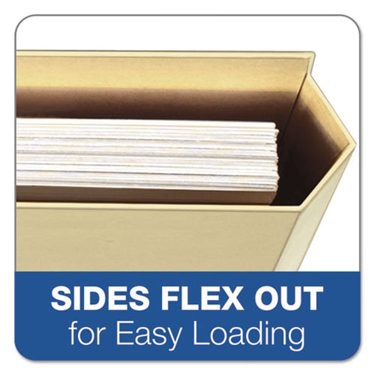 PENDAFLEX FILE FOLDER POCKET, 0.75" EXPANSION, LETTER SIZE - MANILA