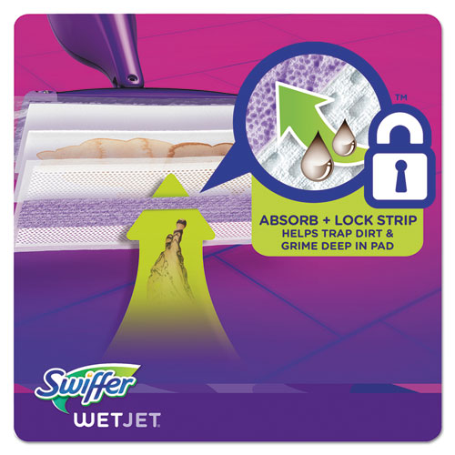 WETJET SYSTEM REFILL CLOTHS - WHITE - 24/BOX, 4/CARTON