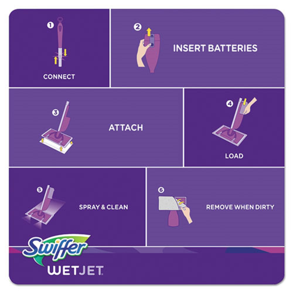 WETJET SYSTEM REFILL CLOTHS - WHITE - 24/BOX