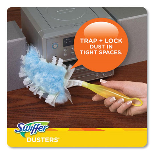 DUSTERS REFILL - DUST LOCK FIBER - UNSCENTED - LIGHT BLUE - 10/BOX