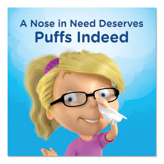 PUFFS ULTRA SOFT FACIAL TISSUE - 2 PLY - WHITE - 56 SHEETS/BOX - 4 BOXES/PACK - 6 PACKS/CARTON