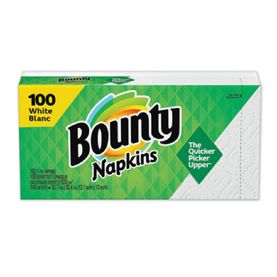 QUILTED NAPKIN - 1 PLY - WHITE - 100/PACK