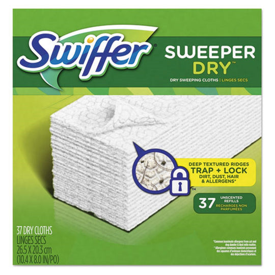 DRY REFILL CLOTHS - WHITE  37 CLOTHS/BOX, 4 BOXES/CARTON