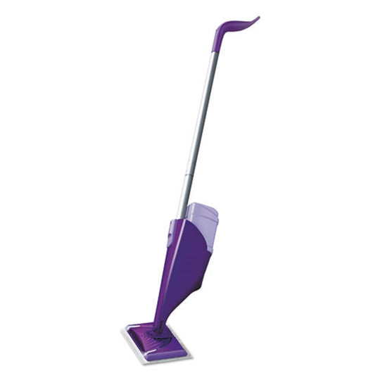 WETJET MOP - WHITE CLOTH HEAD - 46" PURPLE/SILVER/ALUMINUM/PLASTIC HANDLE - 2/CARTON