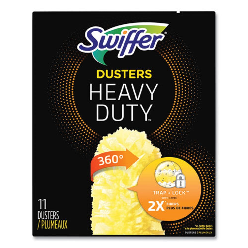 HEAVY DUTY DUSTERS REFILL - DUST LOCK FIBER - YELLOW - 33/CARTON