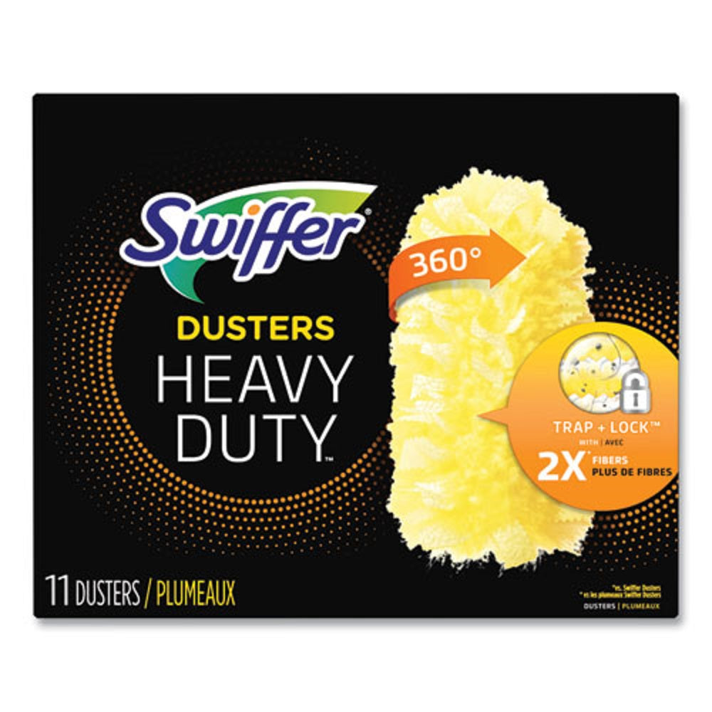 HEAVY DUTY DUSTERS REFILL - DUST LOCK FIBER - YELLOW - 33/CARTON