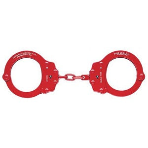 750C CHAIN LINK HANDCUFF - RED