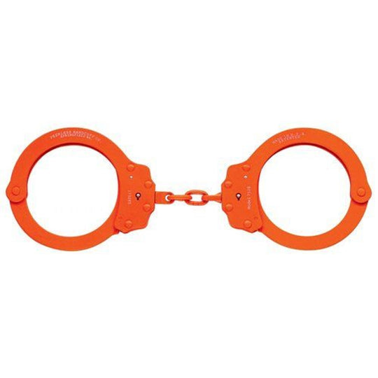 MODEL 752C - OVERSIZE CHAIN LINK HANDCUFF - ORANGE