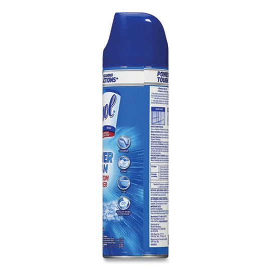 LYSOL POWER FOAM BATHROOM CLEANER - 25 oz AEROSOL SPRAY - 12/CARTON