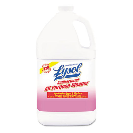 LYSOL ANTIBACTERIAL ALL-PURPOSE CLEANER CONCENTRATE - 1 GALLON BOTTLE - 4/CARTON